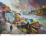 View From Fort Amherst, St. John's, Oil on Canvas